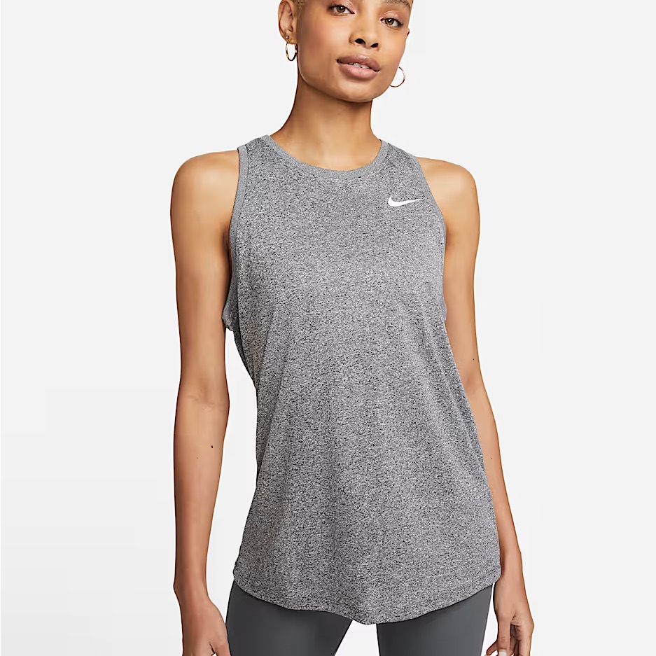 Euc Nike Gray Sleeveless Relaxed Tank Top